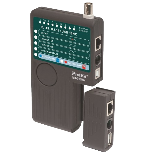 Remote Cable Tester (USB, RJ-45, RJ-11 & BNC)